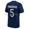 Maillot de Supporter Paris Saint-Germain Marquinhos 5 Domicile 2022-23 Pour Homme